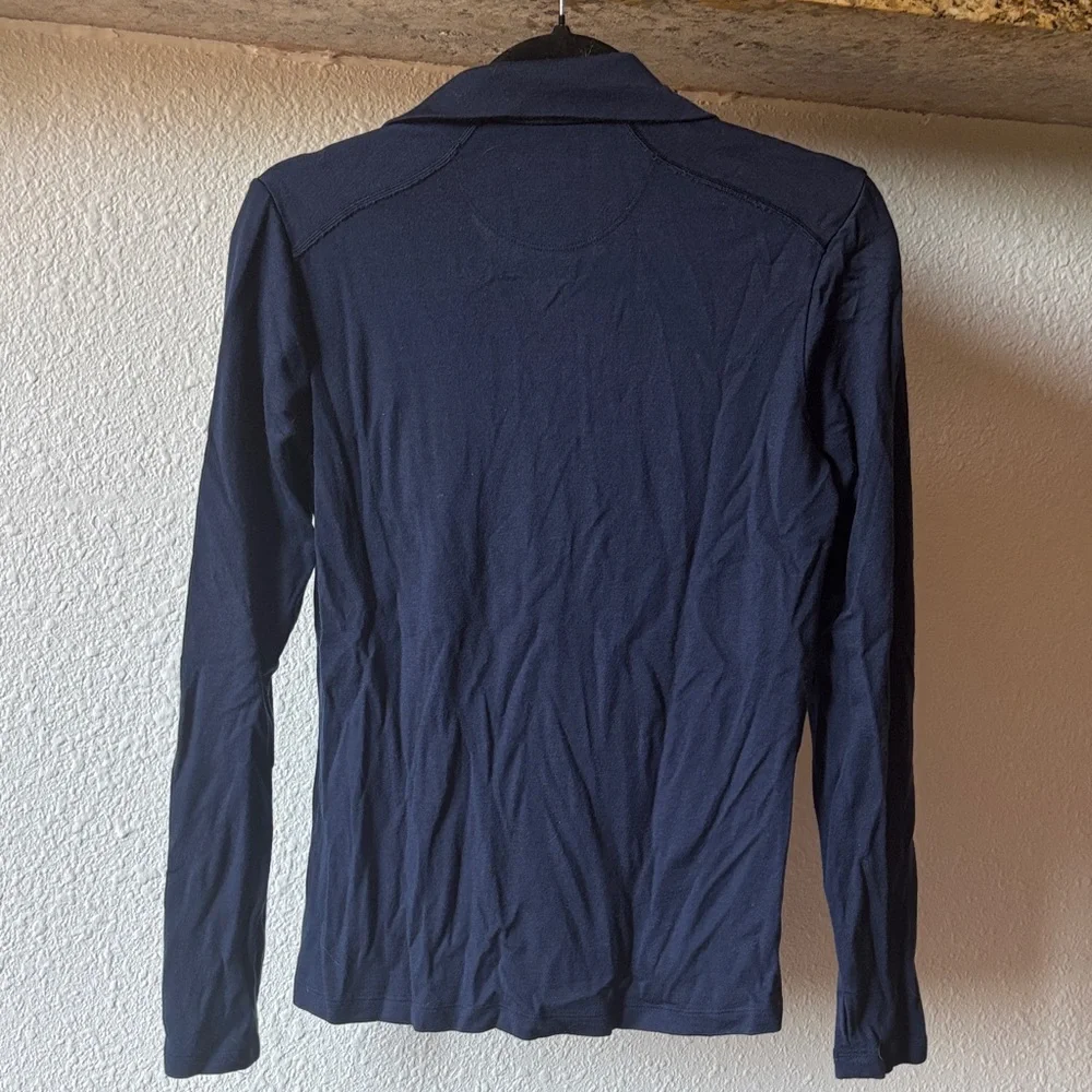 Icebreaker Merino Bodyfit Top in Deep Blue - Picture 4 of 4